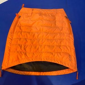 XS SKHOOP winter skirt in ORANGE!